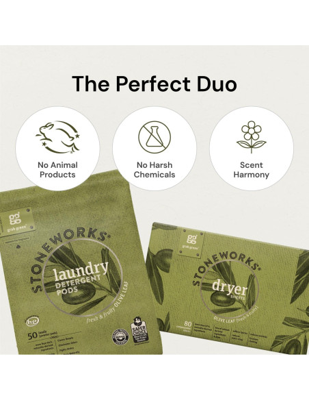 Cápsulas de Detergente y Hojas para Secadora Grab Green 80 Unidades Pétalo de Rosa