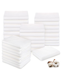 Toallas de Baño Desechables Buryeah 30 Pcs 70x140 cm Blancas