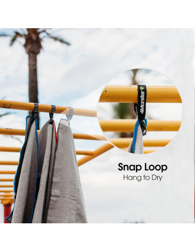 Juego de 3 Toallas de Microfibra 4Monster para Gimnasio y Viaje