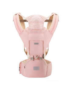 Portabebés YIYUNBEBE 6-en-1 Rosa para 0-36 meses
