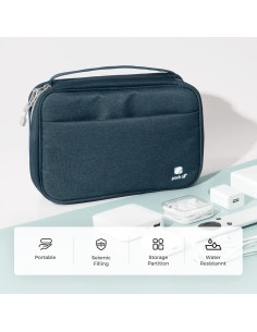 Organizador Electrónico Pack All PA-16332-4 Azul Marino 2