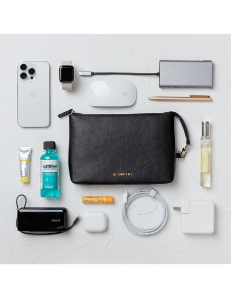 Estuche Organizador de Cables Comfyable Negro - Resistente al Agua