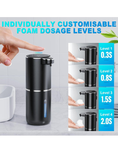 Dispensador Automático de Jabón Espumoso Amyzavls 380ml USB