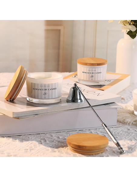 12 Tarros de Vidrio para Hacer Velas 4oz REISEN con Accesorios