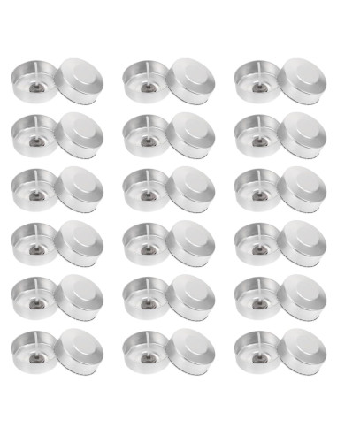 Kit 100 Soportes de Aluminio para Velas Tea Light EXCEART