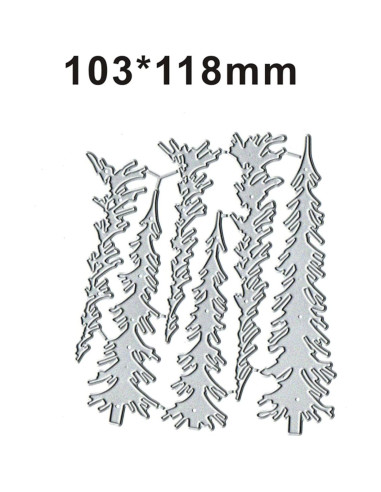 6 Troqueles de Corte de Metal Sznilindm para Scrapbooking DIY