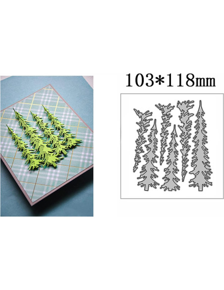 6 Troqueles de Corte de Metal Sznilindm para Scrapbooking DIY