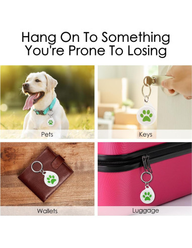 Etiqueta de Perro QR FURMYLOVE Personalizada Verde 3.05x5.84cm
