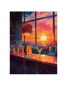 Kit de Pintura por Números Acrílica Canrichshop 40.64x50.8cm