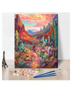 Kit de Pintura por Números TUMOVO 40x50 cm Suculentas