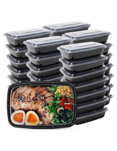 Contenedores de Comida WUHUIXOZ 32 oz - Paquete de 50