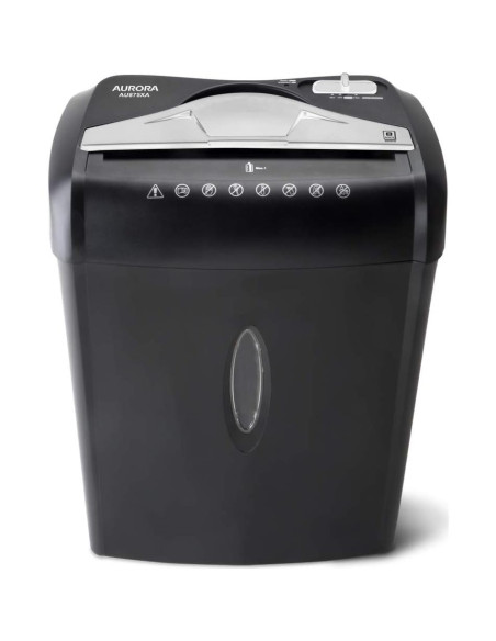 Destructora de papel Aurora AU875XA 14L corte en cruz 8 hojas