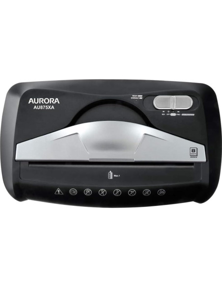 Destructora de papel Aurora AU875XA 14L corte en cruz 8 hojas