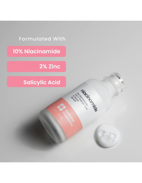 Suero de Niacinamida 10% Natural Outcome 30 ml - Antiacné