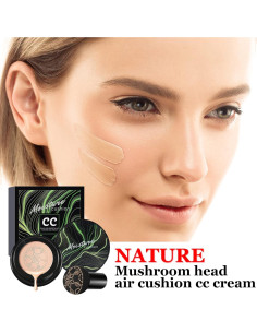 Crema CC Hidratante CAHIUYOA 2PCS Base Maquillaje Natural 2