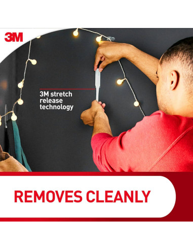 Ganchos Dobles de Pared Command Grande Niquel Cepillado 1.81 kg