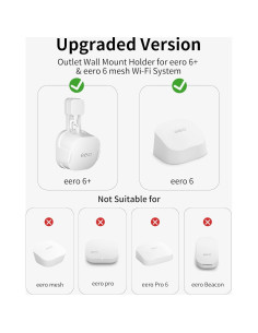 Soporte de Montaje en Pared COOLWUFAN para eero 6 y 6+ 2