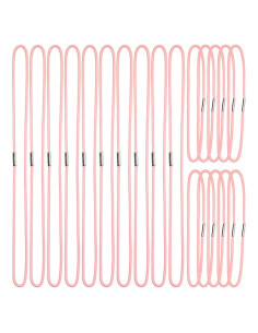 Bandas Elásticas Mini Skater 20Pcs A5 y Pasaporte Rosa