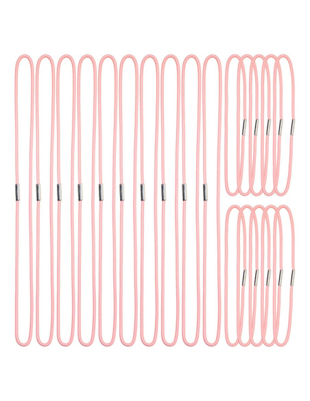 Bandas Elásticas Mini Skater 20Pcs A5 y Pasaporte Rosa