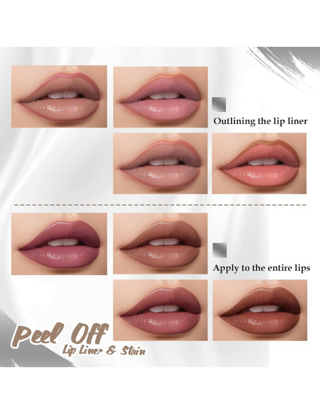 Set de Tinte Labial Despegable DAGEDA 4 Colores Mate 3.5ml