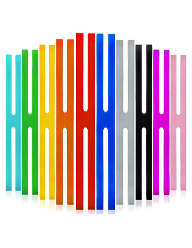 Bandas de Goma de Silicona Multicolor Outus - 20 Piezas