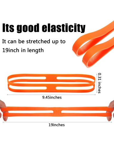 Bandas de Goma de Silicona Multicolor Outus - 20 Piezas