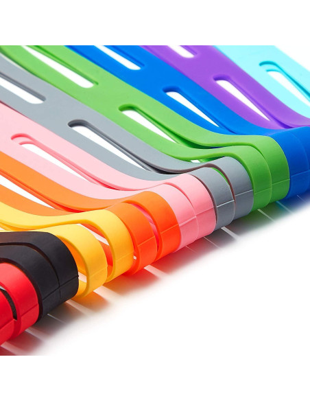 Bandas de Goma de Silicona Multicolor Outus - 20 Piezas