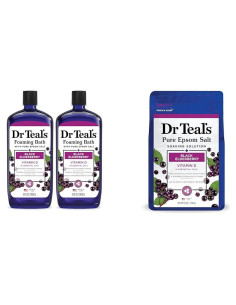 Baño Espumoso y Remojo de Sal Dr Teal's con Sal de Epsom