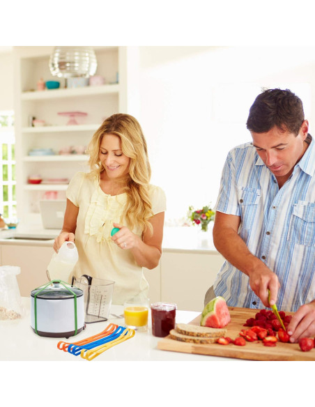 Bandas de Goma de Silicona Multicolor Outus - 20 Piezas