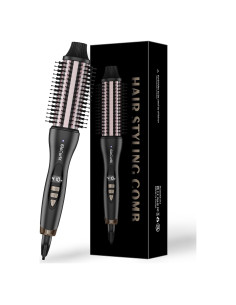 Cepillo Térmico 3 en 1 GlocurlX BS-313US Alisador y Rizador