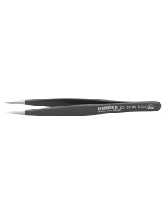Pinzas KNIPEX ESD Rectas 13.34 cm Acero Inoxidable Negro