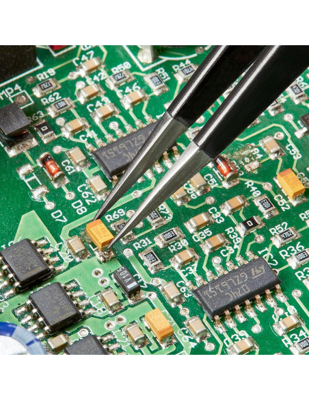 Pinzas KNIPEX ESD Rectas 13.34 cm Acero Inoxidable Negro