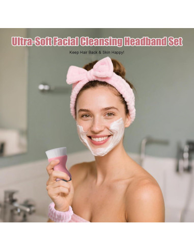 Conjunto de Brochas de Maquillaje BS-MALL 34 Pcs con Estuche Rosado