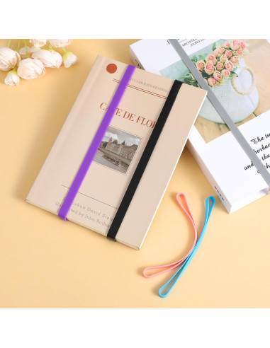 24 Bandas de Silicona Coloridas Quilax - 2 Tamaños, 12 Colores