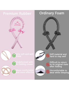 Rizador de Cabello Sin Calor ShenZhen - Rulos Grandes Rosa 2