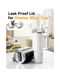 Paquete de 2 tapas plegables Skyease para vaso Stanley 40 oz 2