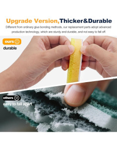 Cabezas de recarga Runhike para Dish Daddy y Scrub Daddy - 8 unidades 2