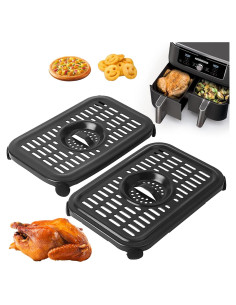 Plato Crisper Reemplazo Ninja Foodi 8QT Acero Inoxidable