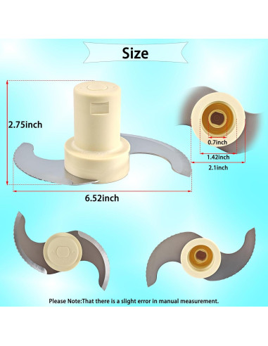 Cuchilla de Reemplazo Cuisinart DFP-14 para Procesador 14 Tazas