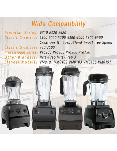 Contenedor de 1.36L para Licuadoras Vitamix EastFune 48oz