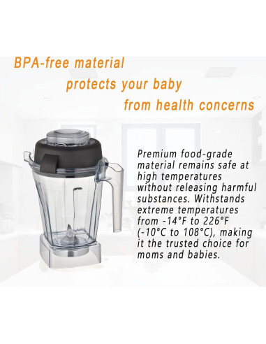 Contenedor de 1.36L para Licuadoras Vitamix EastFune 48oz
