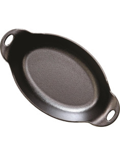 Plato Ovalado de Hierro Fundido Lodge 1.36 kg Sazonado 2