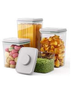Juego de 4 Contenedores Herméticos Tourdeus 9.2L Sin BPA