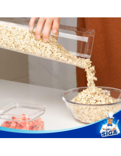 Contenedores de Almacenamiento Herméticos MR.SIGA 2.1L - Paquete de 2 2