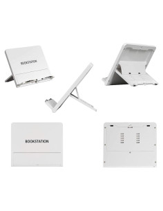 Mesa de Lectura Portátil BOOKSTATION Blanca 27x21 cm
