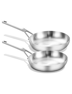 Juego de Sartenes Yeksum Acero Inoxidable 20 cm y 25 cm