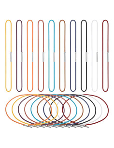 10 Bandas Elásticas para Cuadernos de Viaje QfwdfcTrenz 16-34 cm