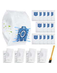 Paquete de 14 Bolsas de Polvo GN Miele con 4 Filtros AirClean