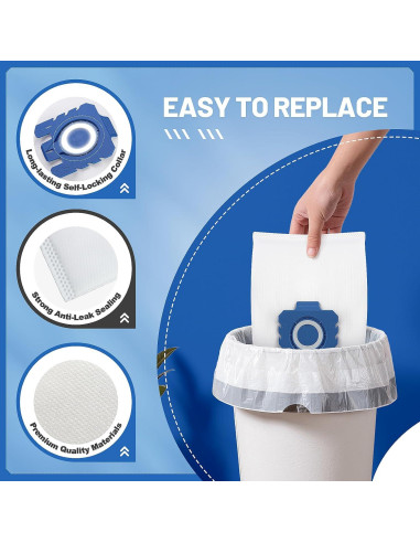 Paquete de 14 Bolsas de Polvo GN Miele con 4 Filtros AirClean