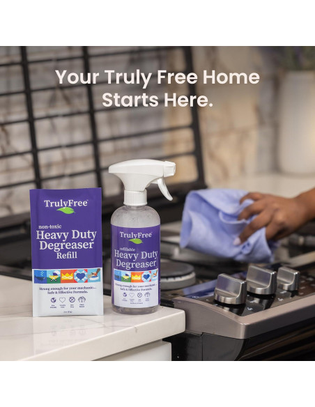 Desengrasante Truly Free 0.47 L + 2 Recargas 0.12 L - Sin Fragancia